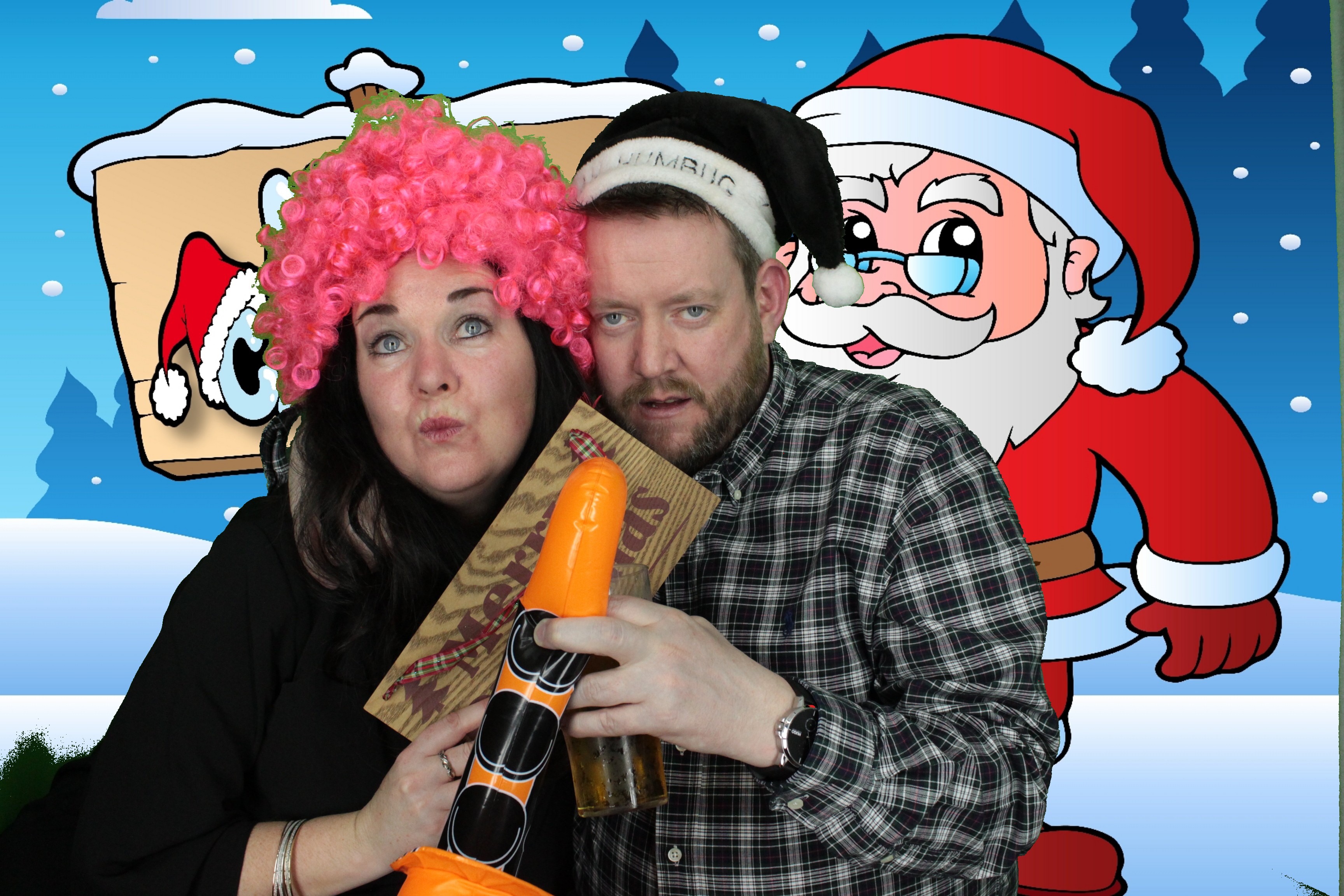 One Line Christmas Party | View more photos from the event at gallery.myphotoboothexperience.co.uk/u/MyPhotoBoothExperienceLtd/One-Line-Christmas-Party